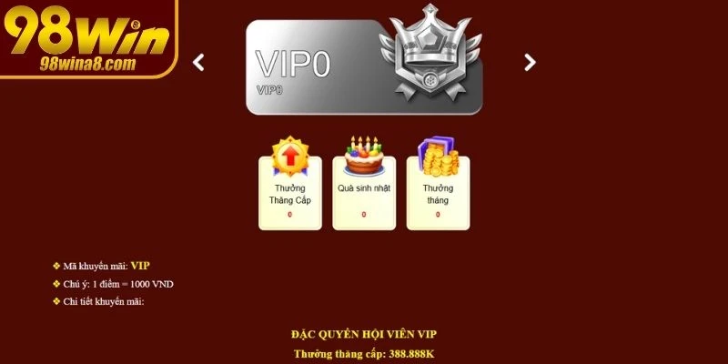Ưu đãi dành riêng hội viên VIP với quyền lợi cao