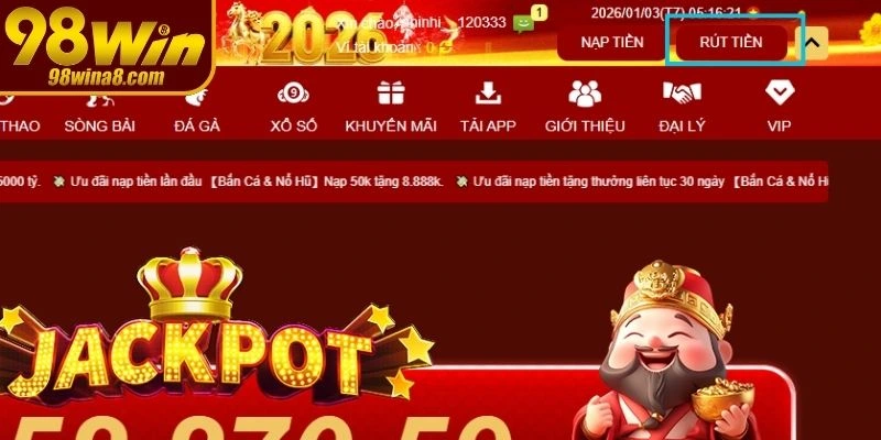 Những điều cần biết để rút tiền 98WIN an toàn và nhanh chóng